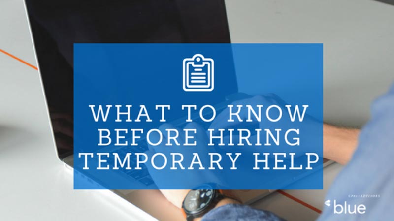 What to know before hiring temporary help