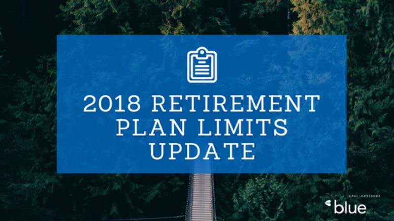 2018 retirement plan limits