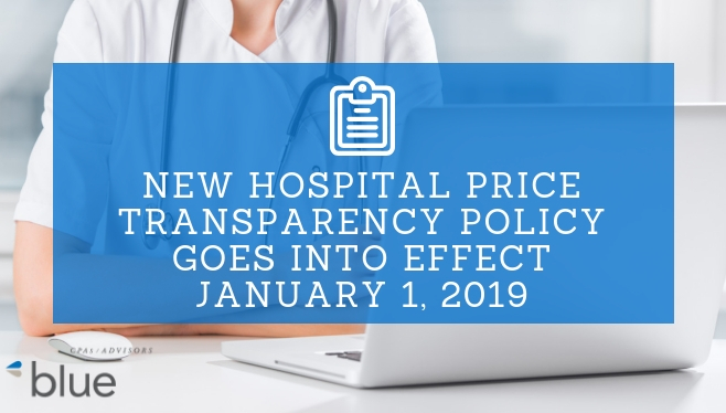 New Hospital Price Transparency Policy Goes into Effect January 1, 2019