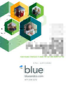 2018 Blue & Co. Executive Year-End Tax Planning Guide Cover