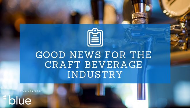 Good News for the Craft Beverage Industry