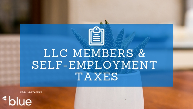 LLC members & self-employment taxes