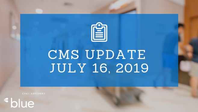 CMS Update July 2019