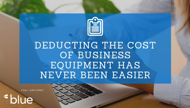 Deducting the cost of business equipment has never been easier