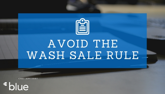 Avoid the Wash Sale Rule
