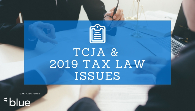 TCJA and 2019 Tax Law Issues