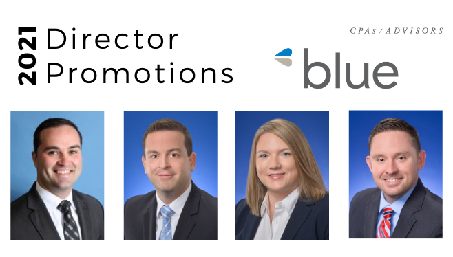 Blue & Co., LLC Announces 2021 Director Promotions