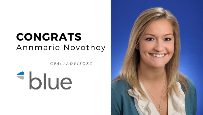 Annmarie Novotney, CPA, receives the Indiana CPA Society’s Emerging Leaders Award