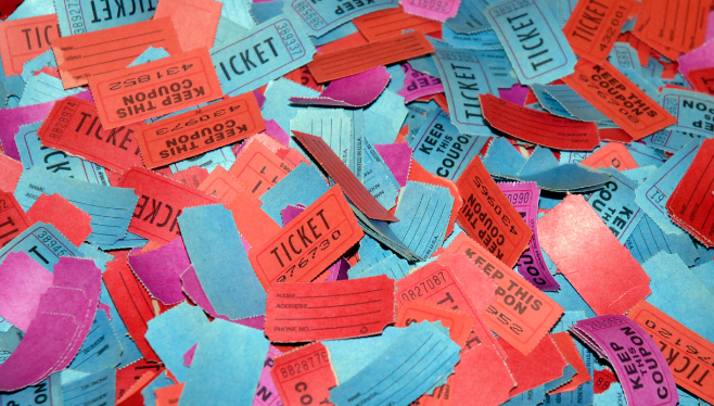 Is Charitable Gaming For You? | Pile of Raffle Tickets