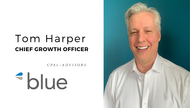 Tom Harper Named Chief Growth Officer at Blue & Co. | Tom Harper Headshot | Blue & Co., LLC