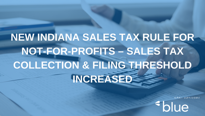 New Indiana Sales Tax Rule for Not-For-Profits – Sales Tax 